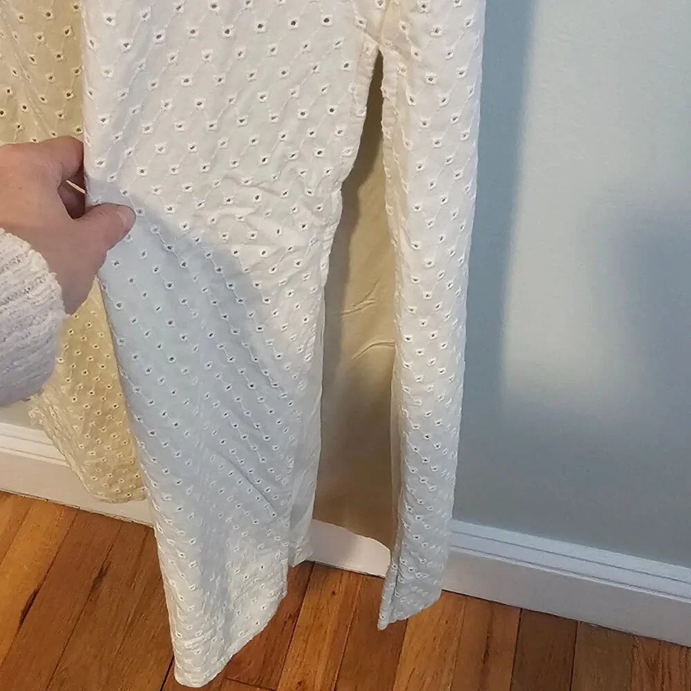 **NWT** Free People Sleeveless Eyelet Embroidered Midi Dress, Medium - Picture 10 of 16